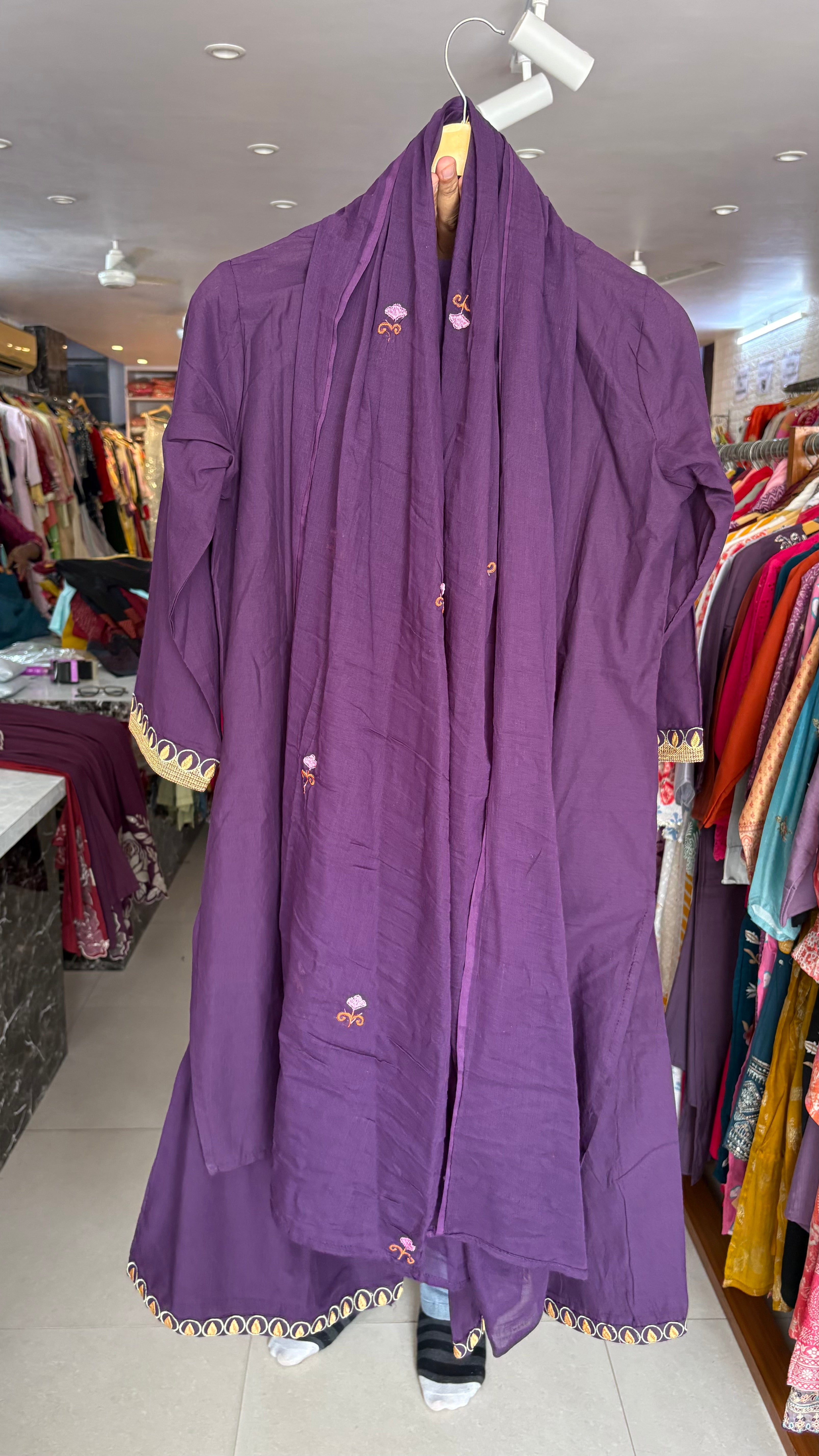 Pure Cotton Plazzo Suits