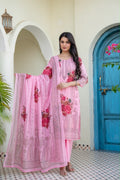 Pure Mal Cotton Stitched Plazzo Suits