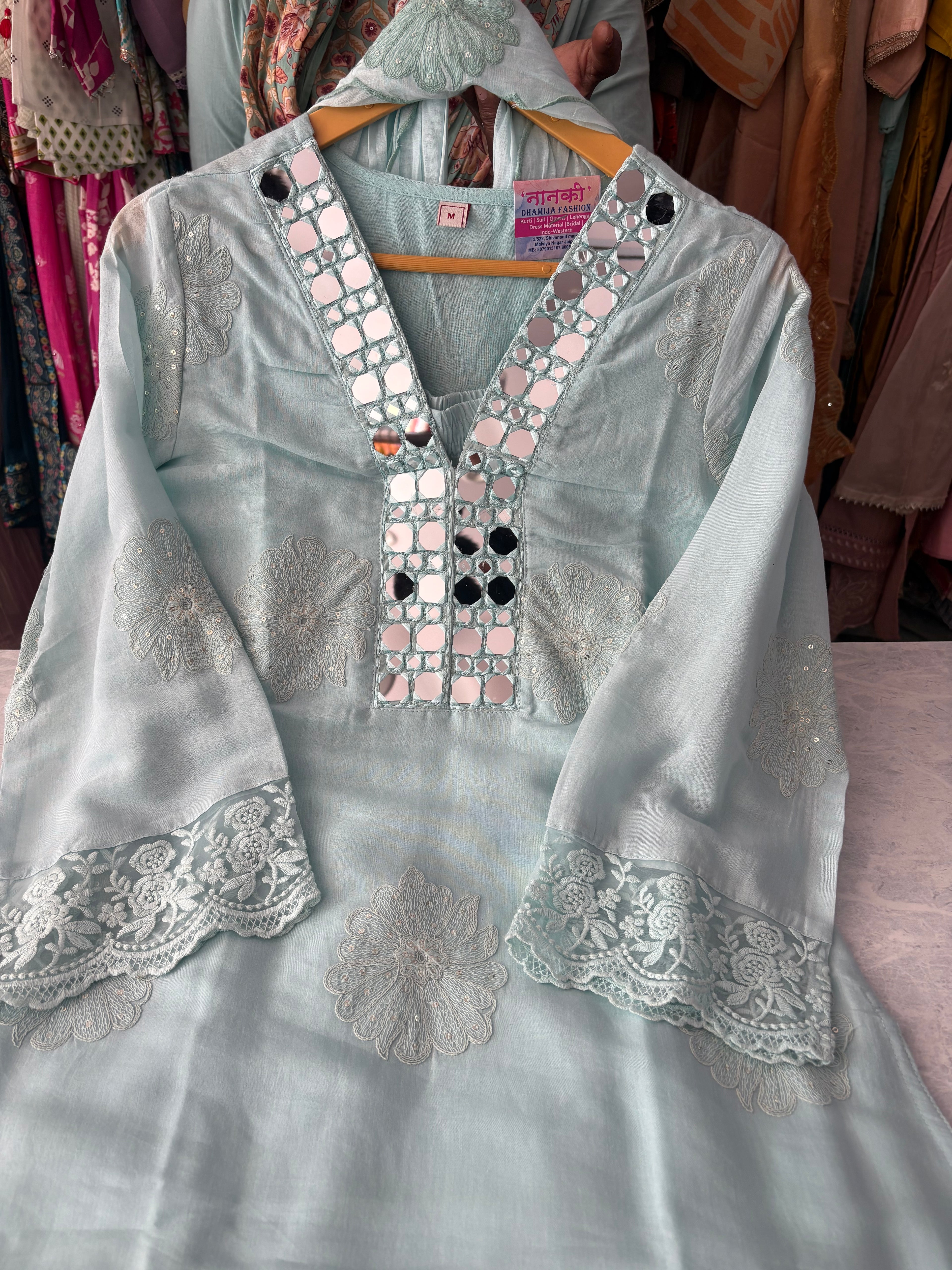 Mal Cotton Embroidery Suits