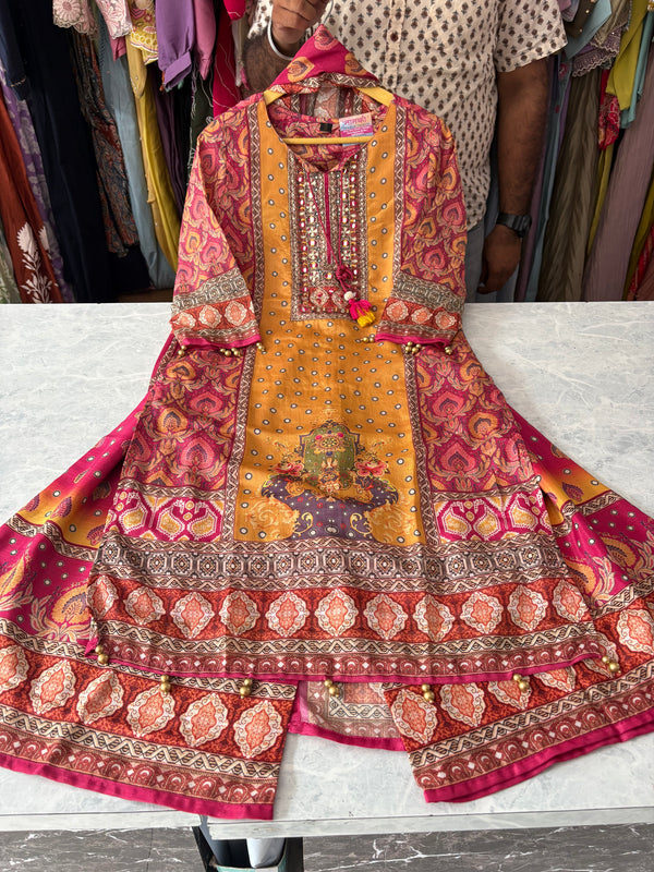 Digital Print Plazzo Suits 022145