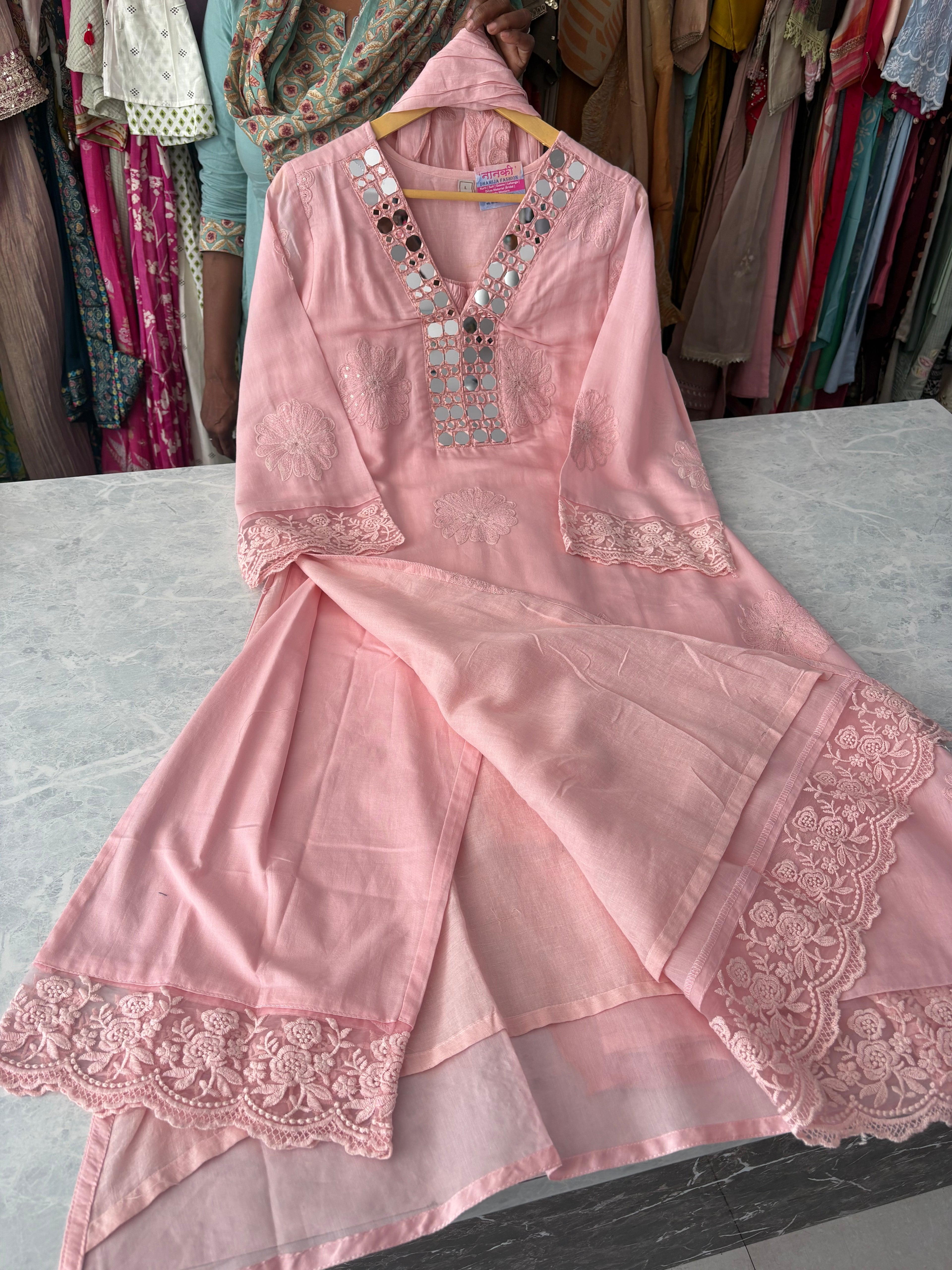 Mal Cotton Embroidery Suits