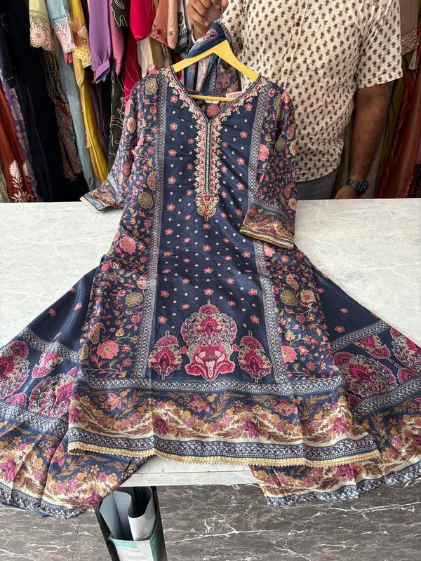 Digital Print Plazzo Suits 022145