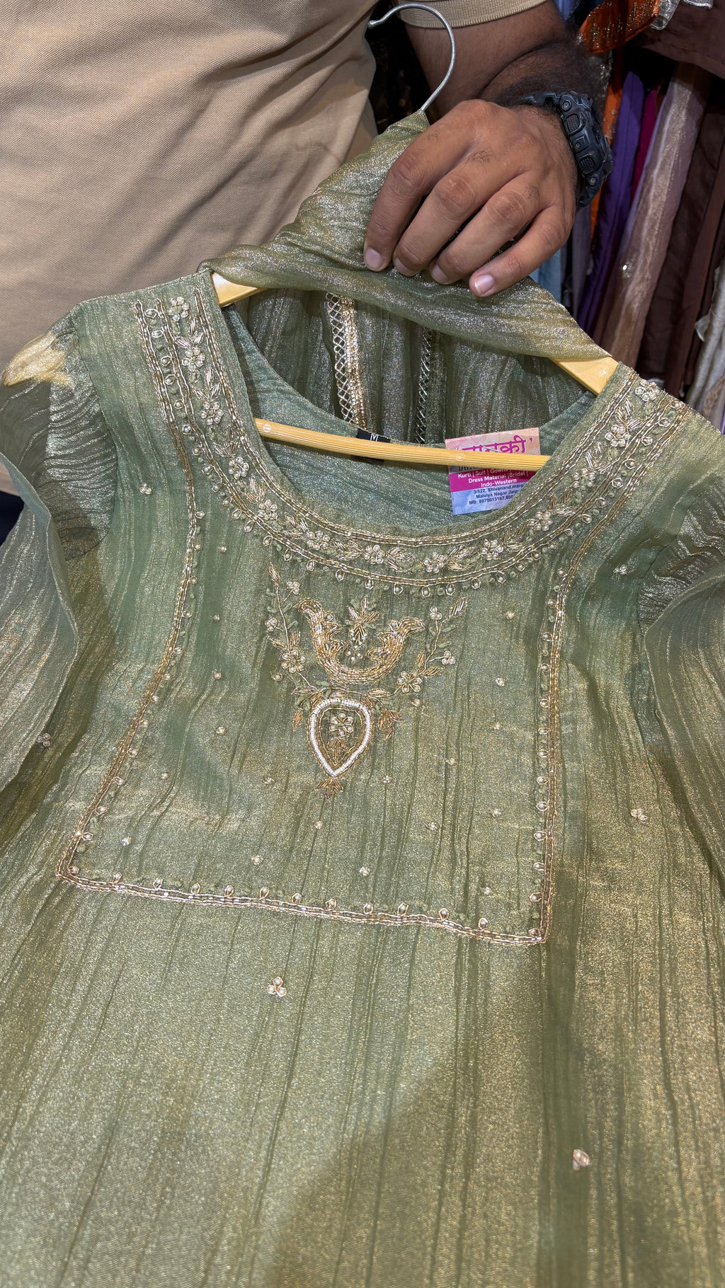 Salsa Fabric Plazzo Suit