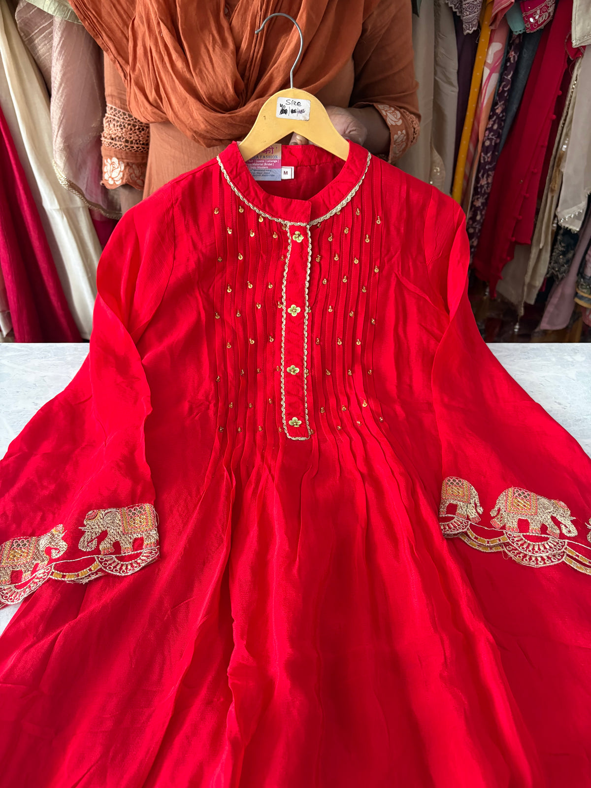 Pure Chinon Cord Sets For Karwachauth