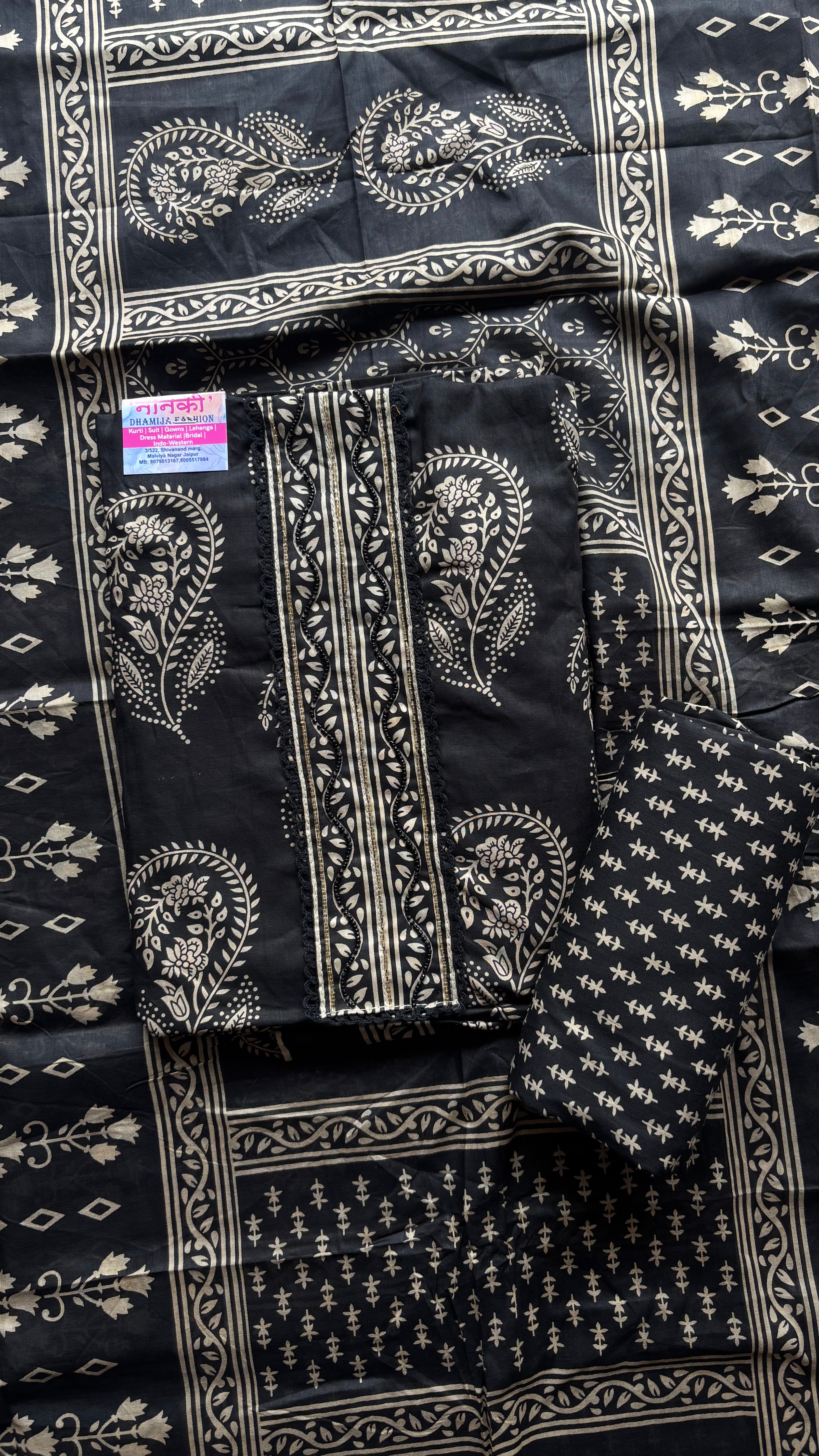 Pure Cotton Unstitched Suit