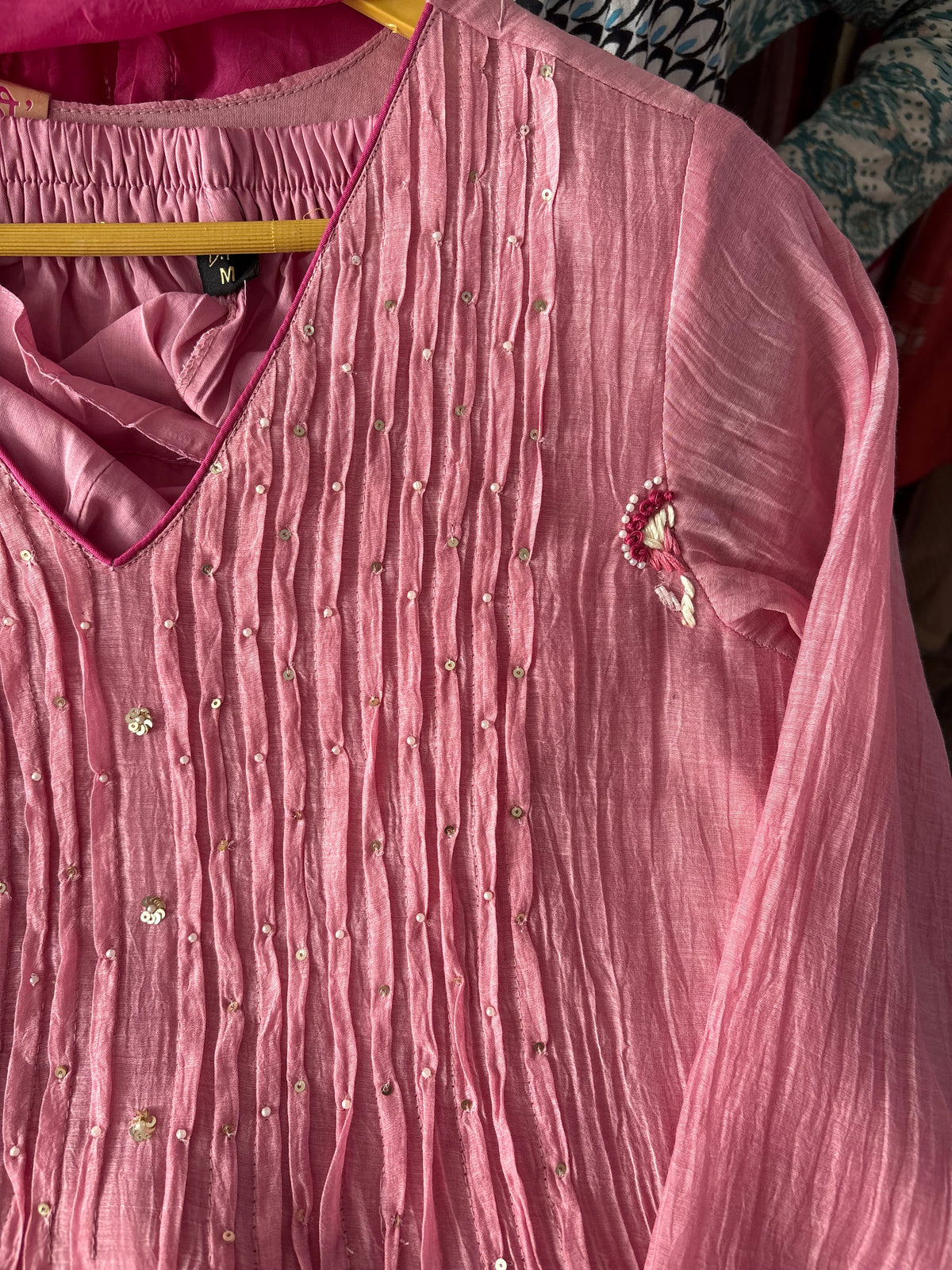 Mal Chanderi Ombree Aline Suits