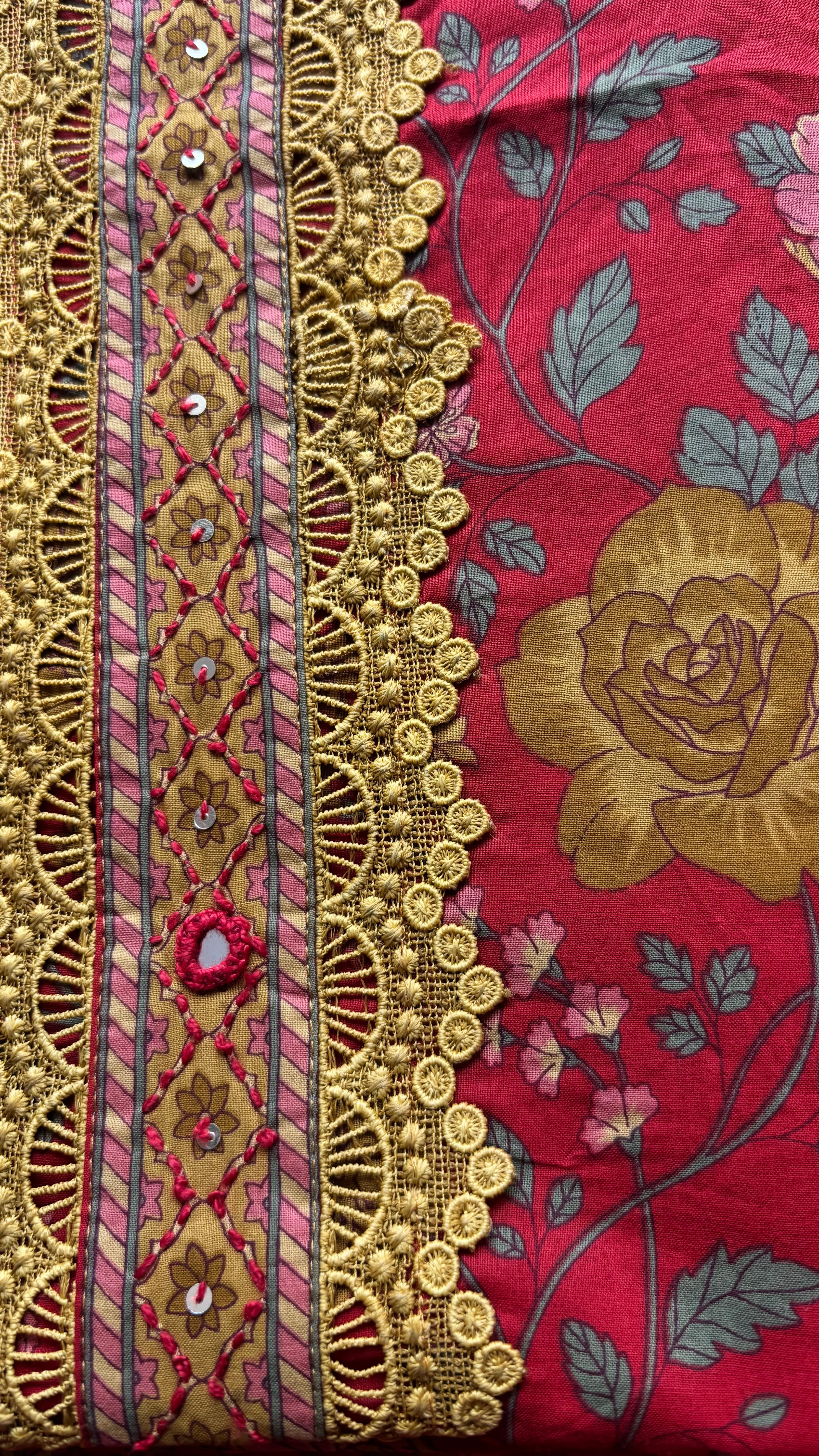 Pure Cotton Unstitched Suit