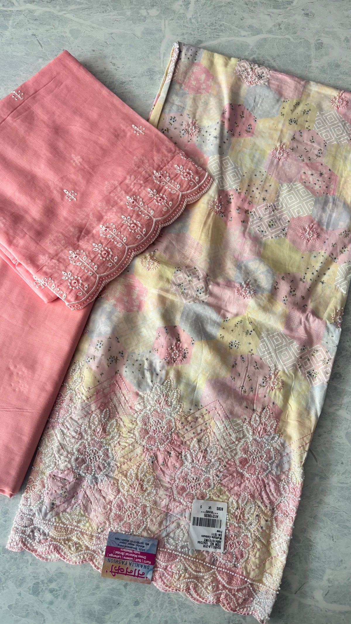 Pure Cotton Unstitched Suit