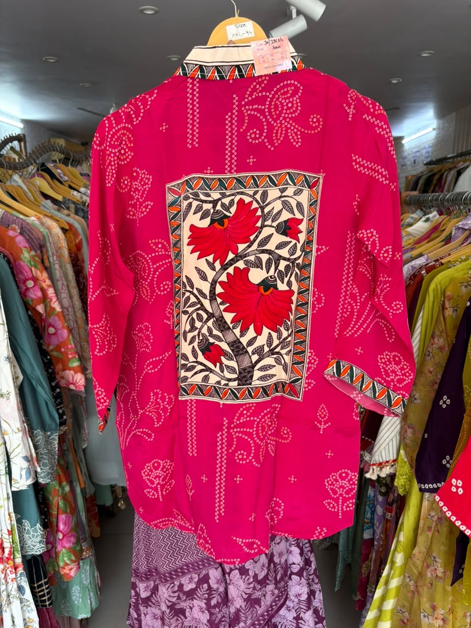 Pure crepe shirt