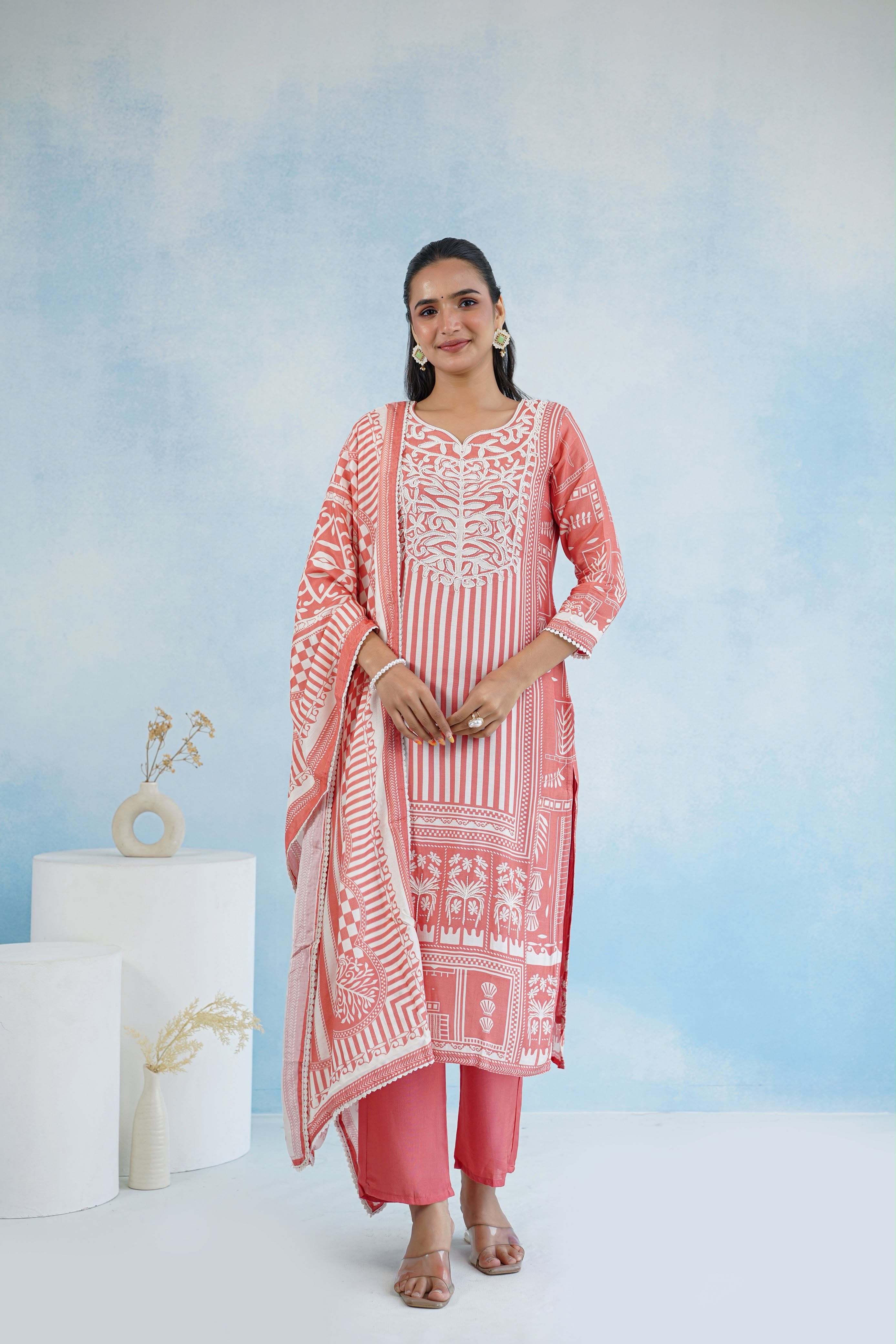 Pure Musleen Stiched Suits