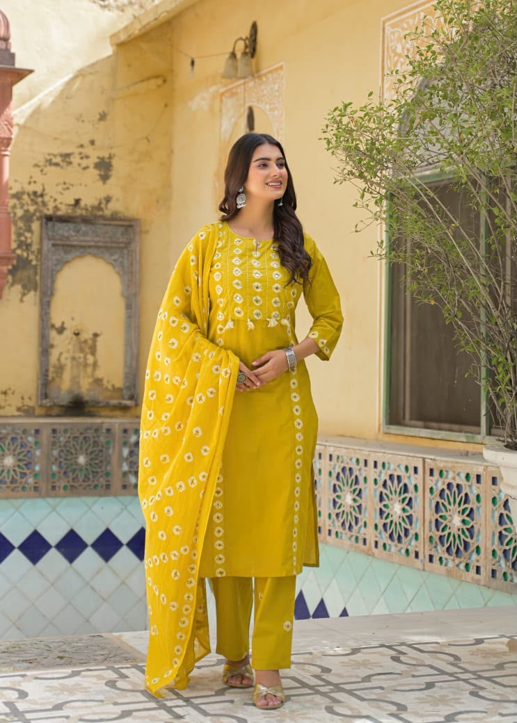 Pure cotton 3pcs suit