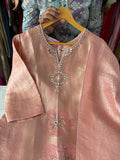 Giraffe Fabric Banarsi Suits With Straight Pants