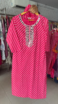 Pure Cotton Leheriya 3pcs suit