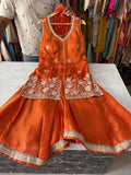 Shimmer Silk Handwork Plazzo Suits