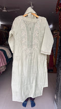 Mal Chanderi Straight Suits With Embroidery and Handwork