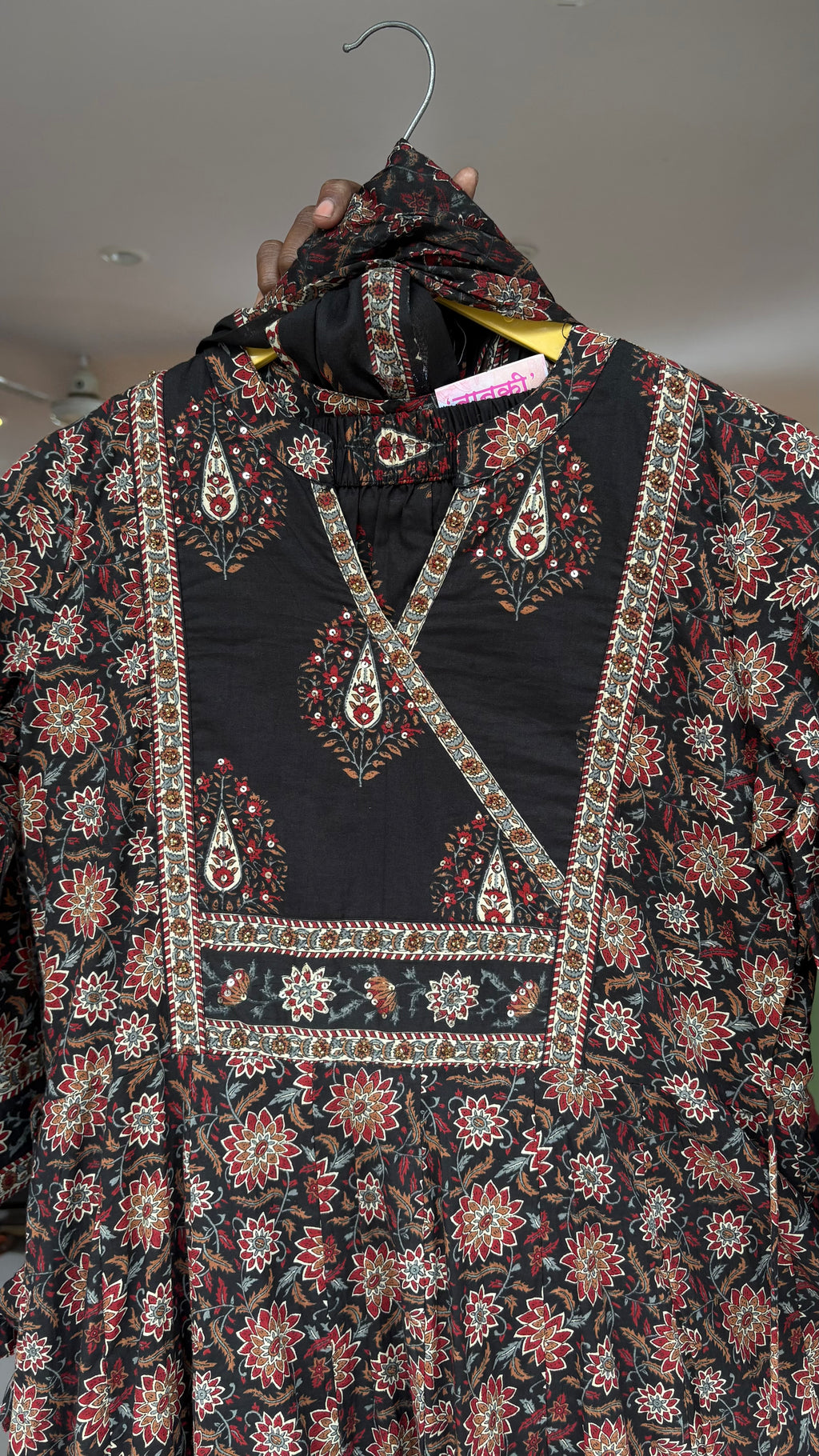 Pure Cotton Stiched Anarkali Suits