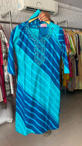Pure Cotton Leheriya 3pcs suit