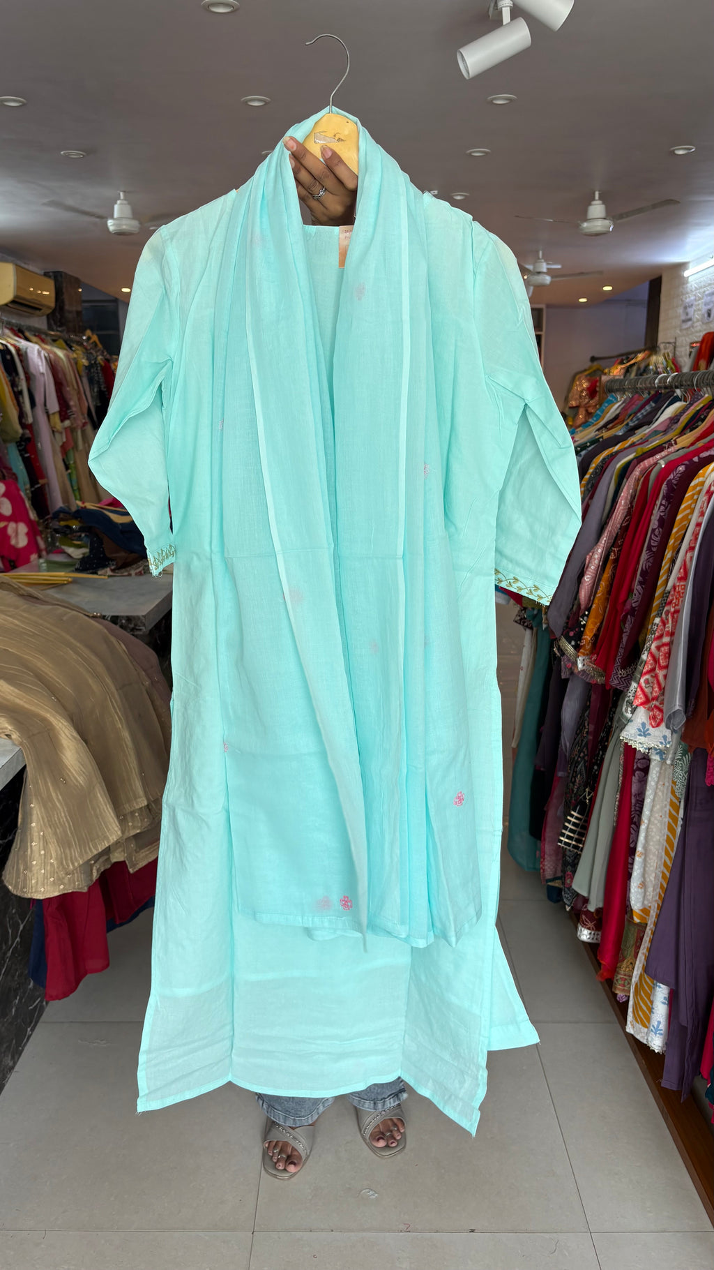 Pure Cotton Stiched Suits