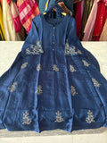 Dola Silk Fabric Aline Anarkali Suits