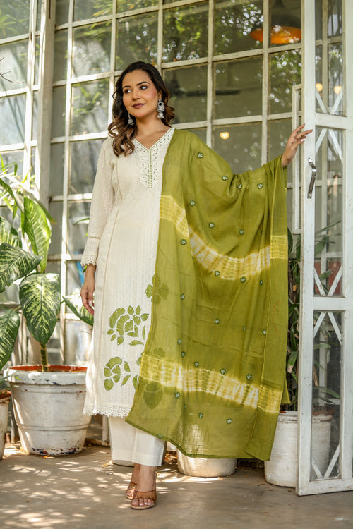 Cotton Dobhi Straight Suits