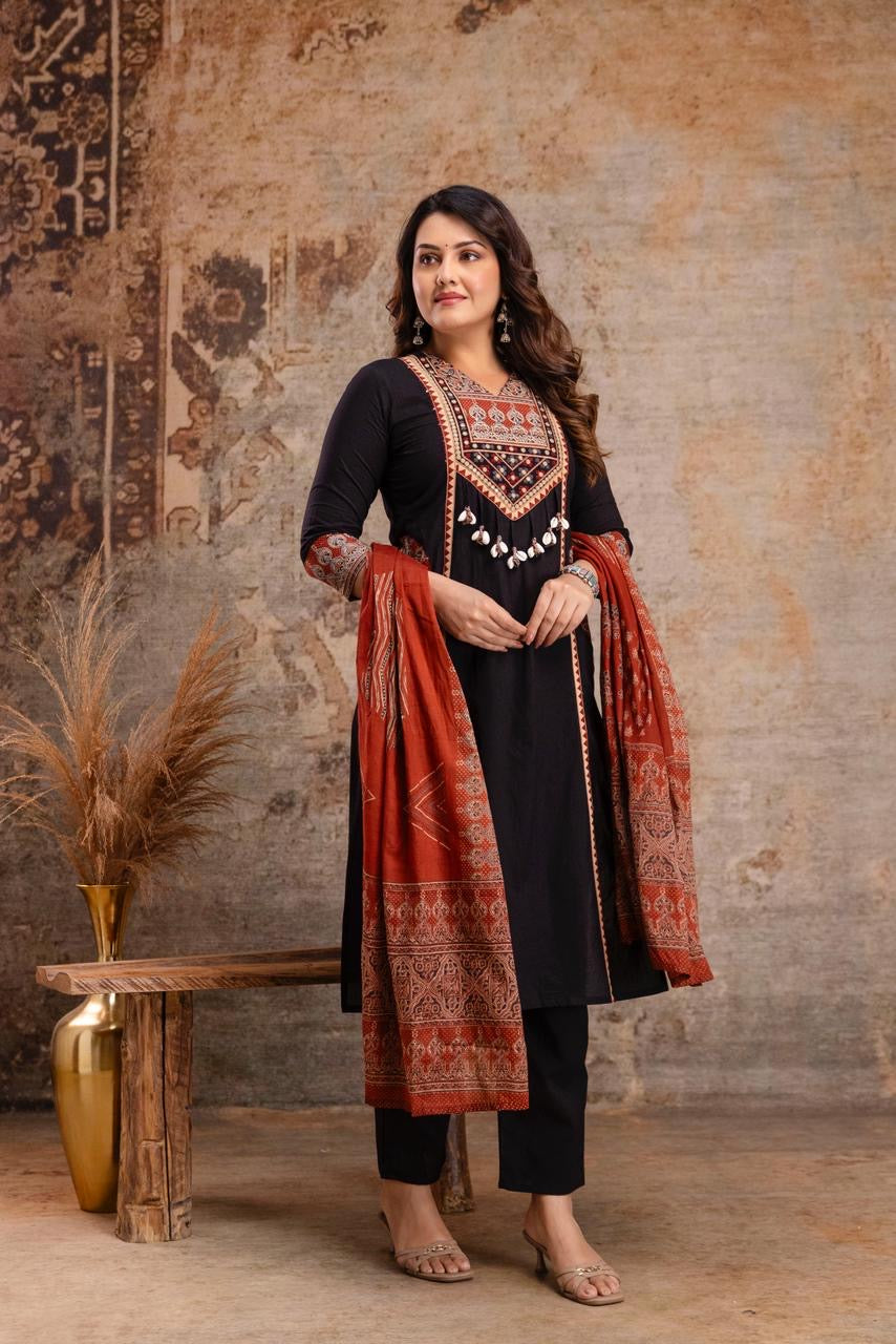 Pure Cotton 3pcs suit