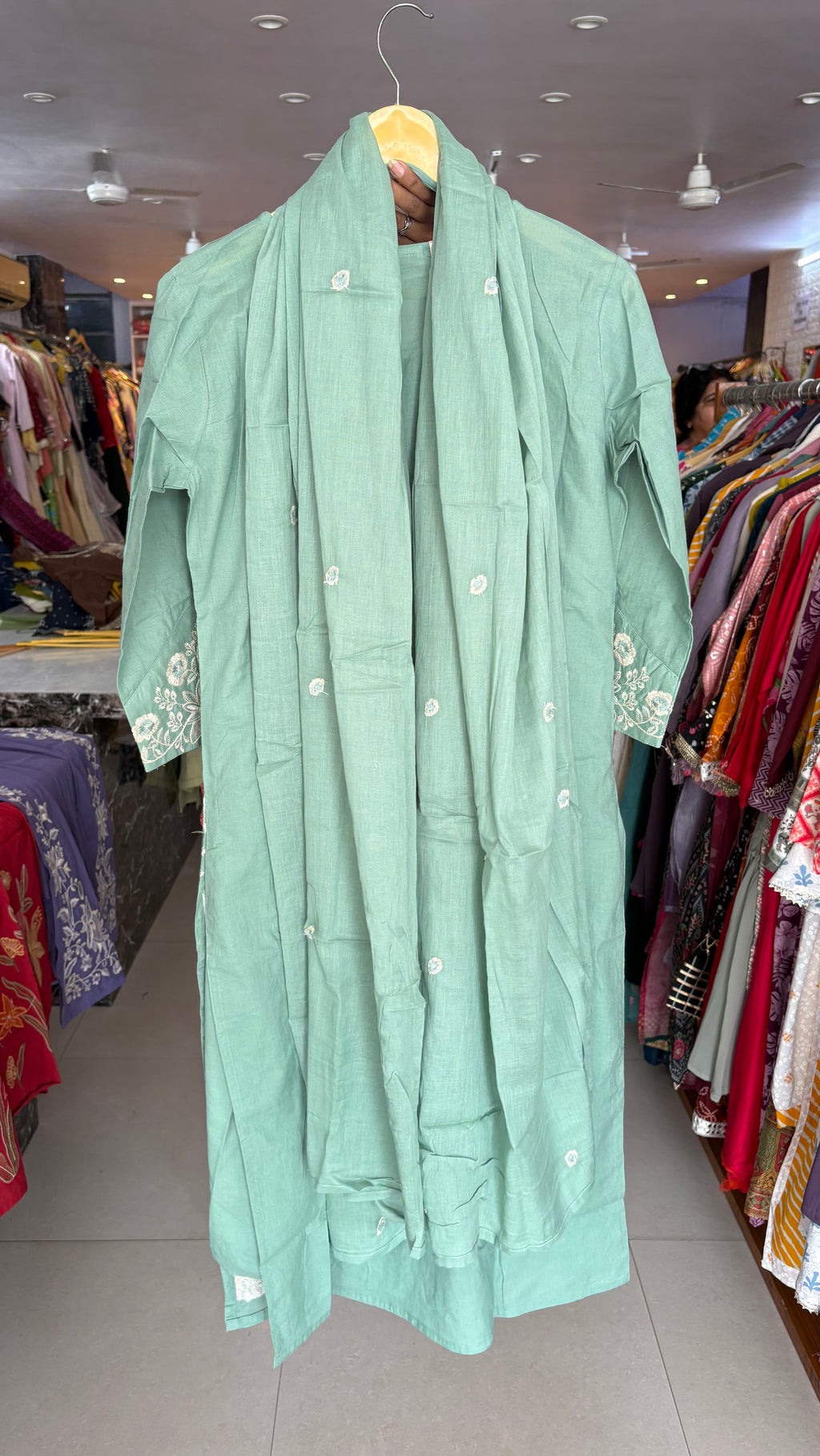 Pure Cotton Embroidery Suits