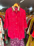 Pure crepe shirt