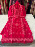 Pure Cotton Heavy Embroidery Stitched Suits