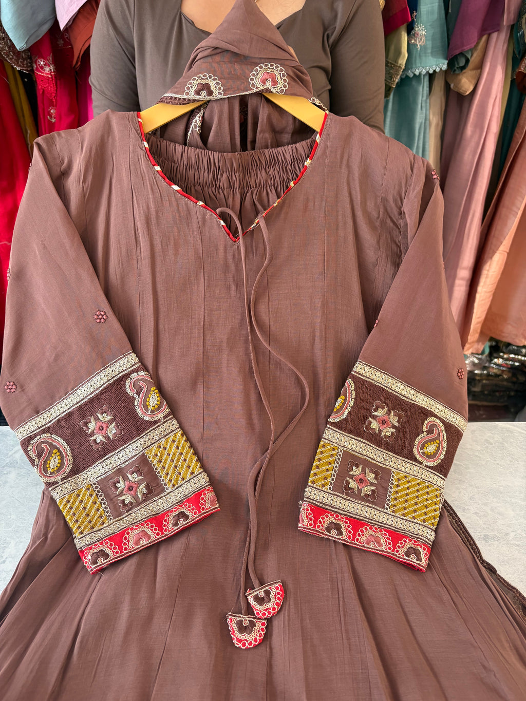 Mal Crush Stitched Anarkali Suits