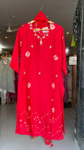 Pure Dola Silk Bhandej 3pcs suit