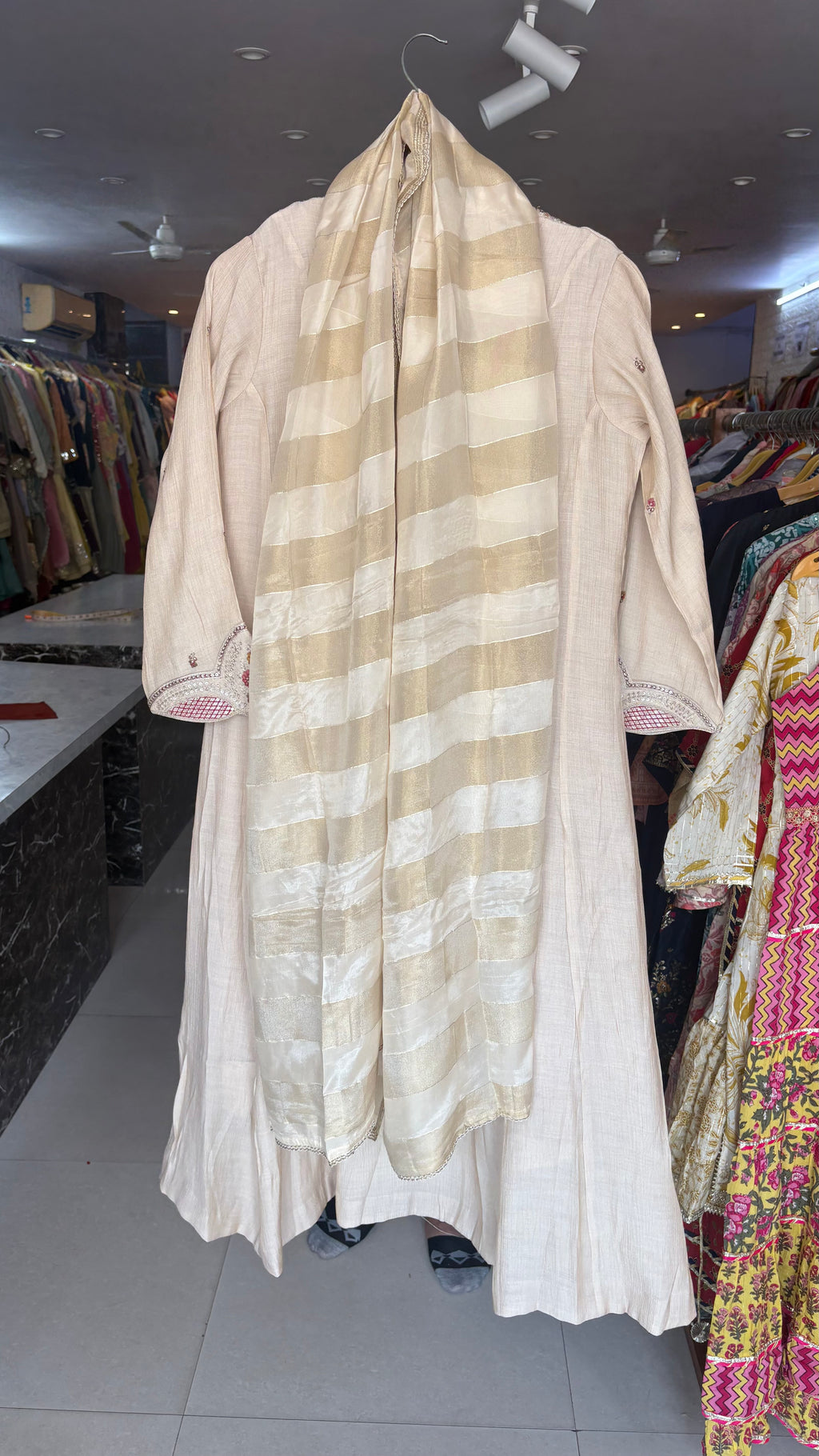 Party Wear Anarkali Suits with Designer Dupatta