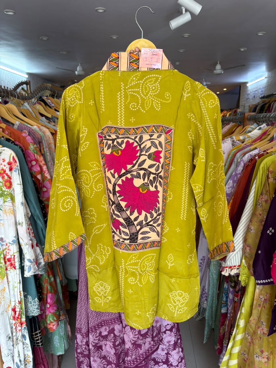 Pure crepe shirt