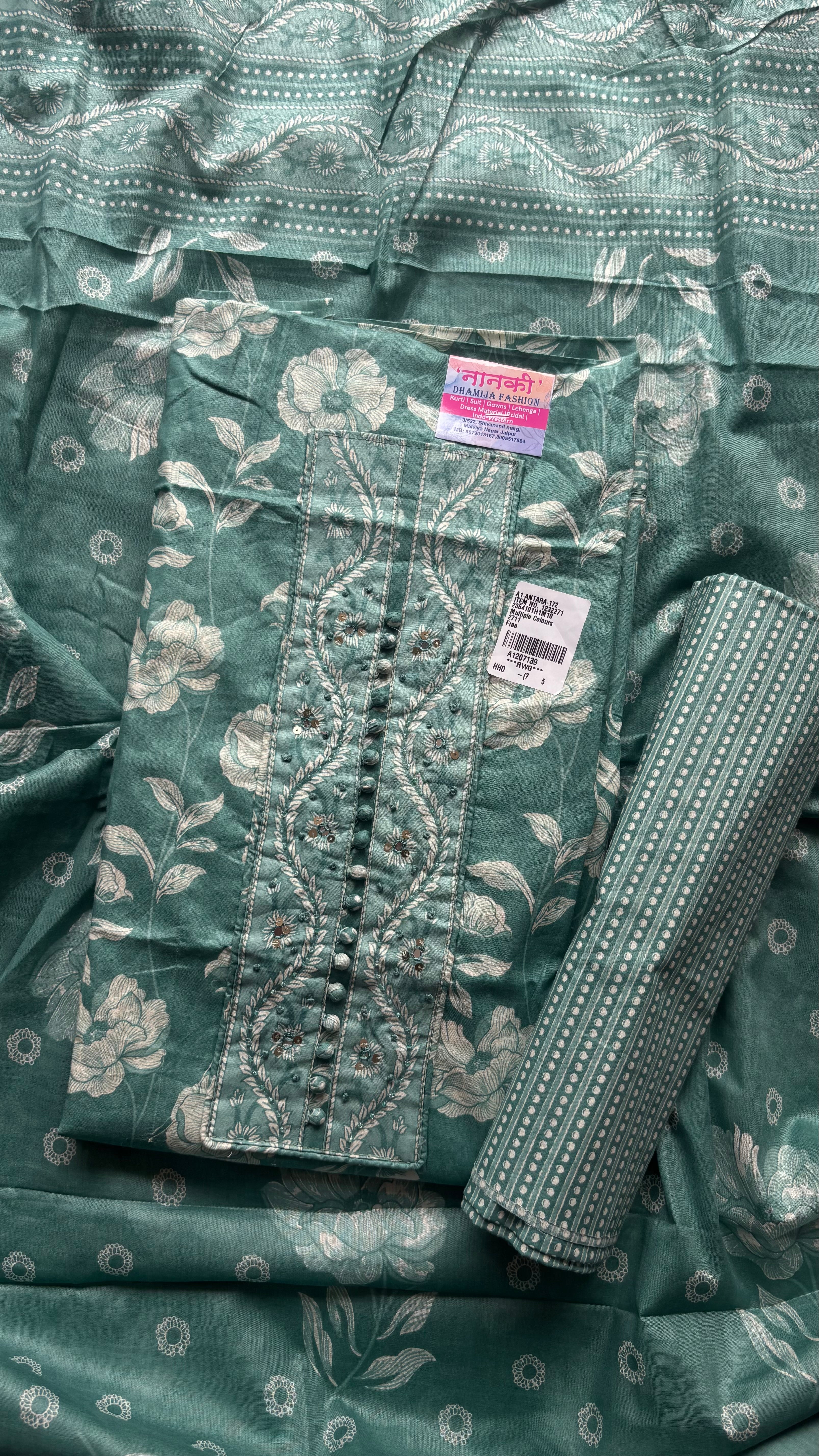 Pure Cotton Unstitched Suit