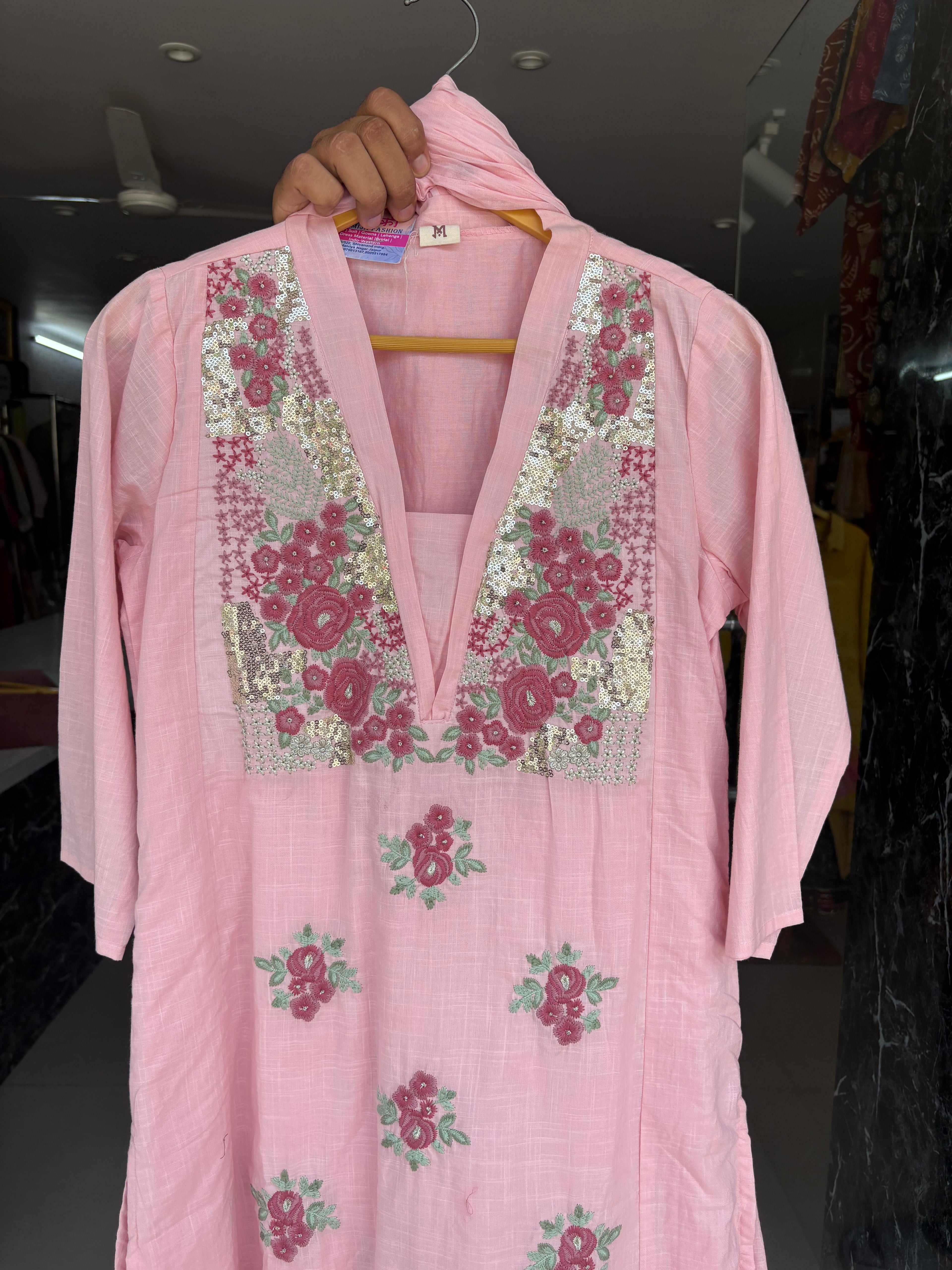 Pure Cotton Embroidery Suits