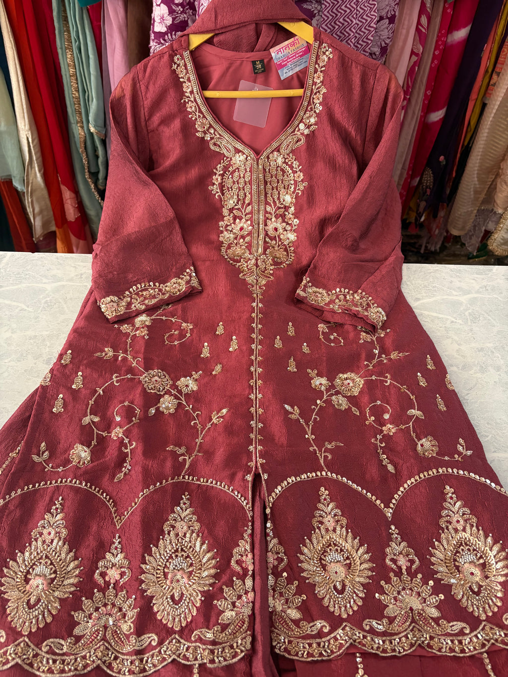 Heavy Handwork Plazzo Suits