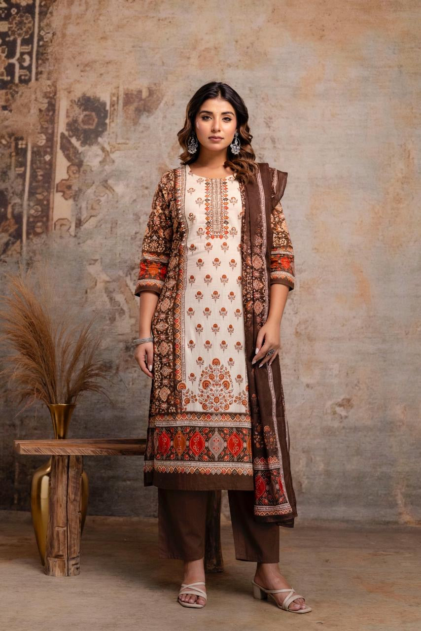 Pure Cotton 3pcs suit