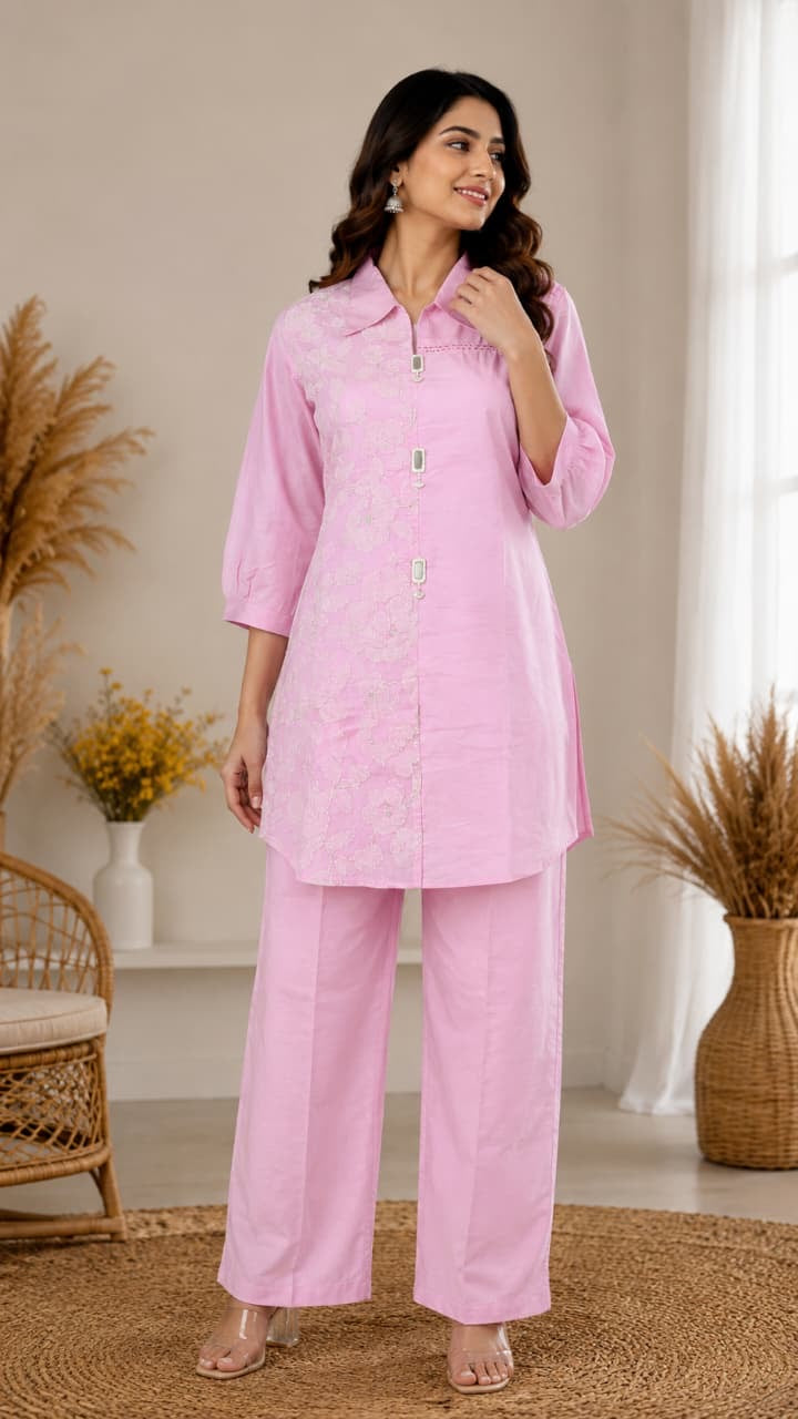 Mal Chanderi Cord Set 303979