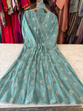 Mal Chanderi Stitched Aline Suits