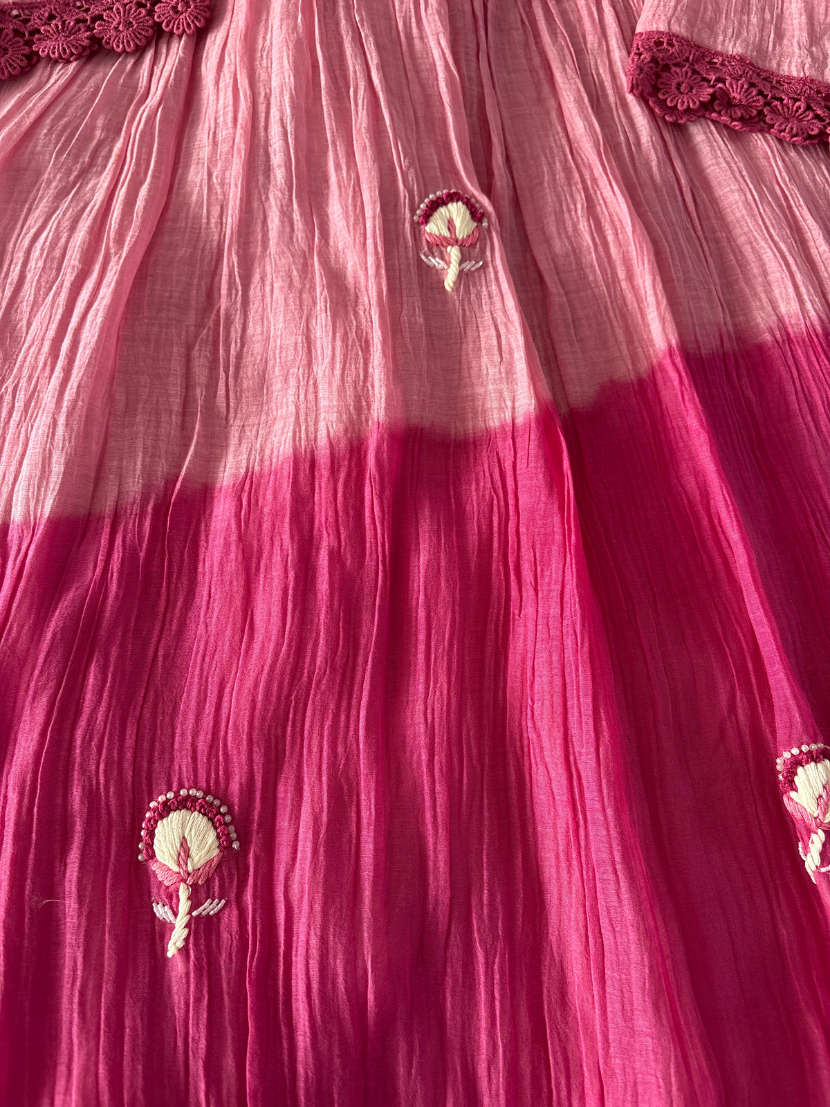 Mal Chanderi Ombree Aline Suits