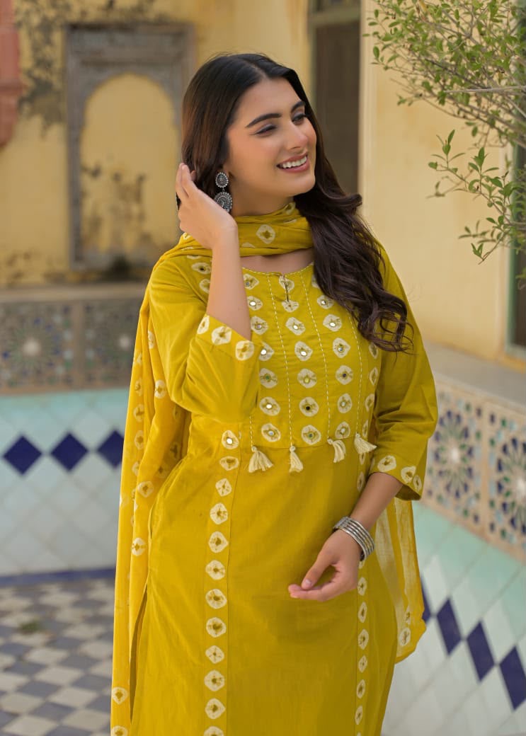 Pure cotton 3pcs suit