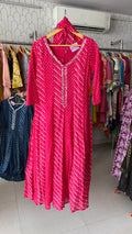 Malmal Leheriya Anarkali Suits