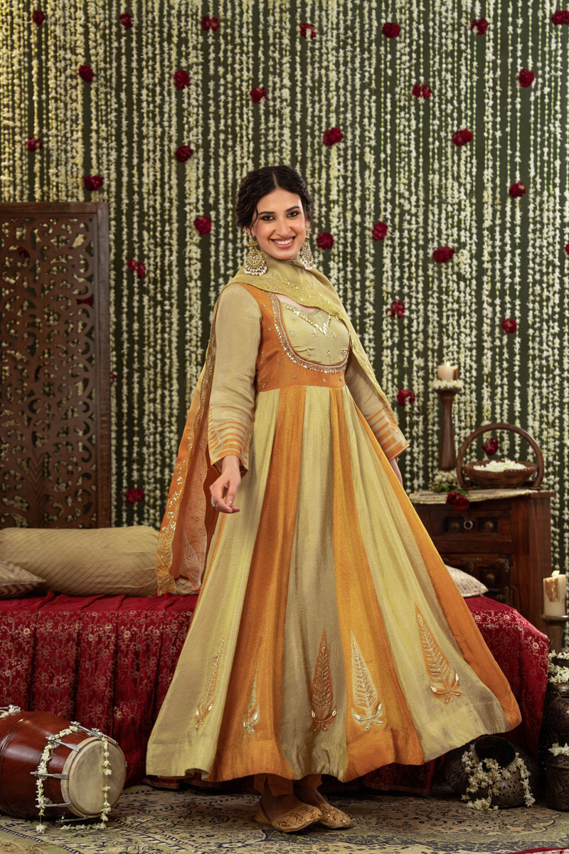 Shimmer Silk Anarkali Suits 03