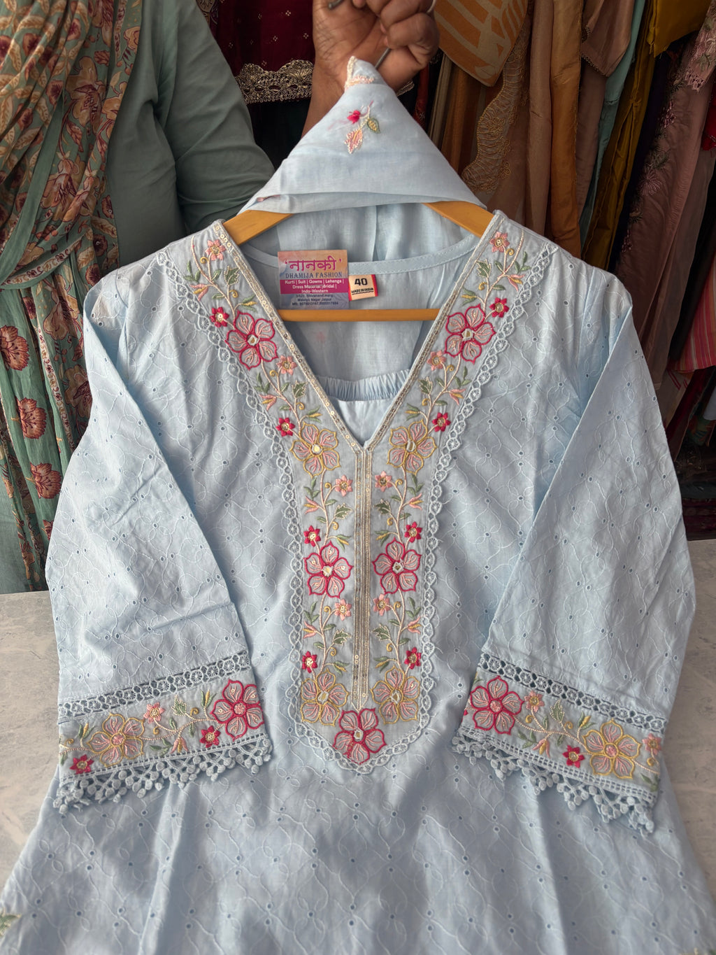 Mal Cotton Stitched Suits 303987