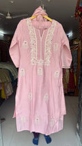 Mal Chanderi Straight Suits With Embroidery and Handwork Detailing