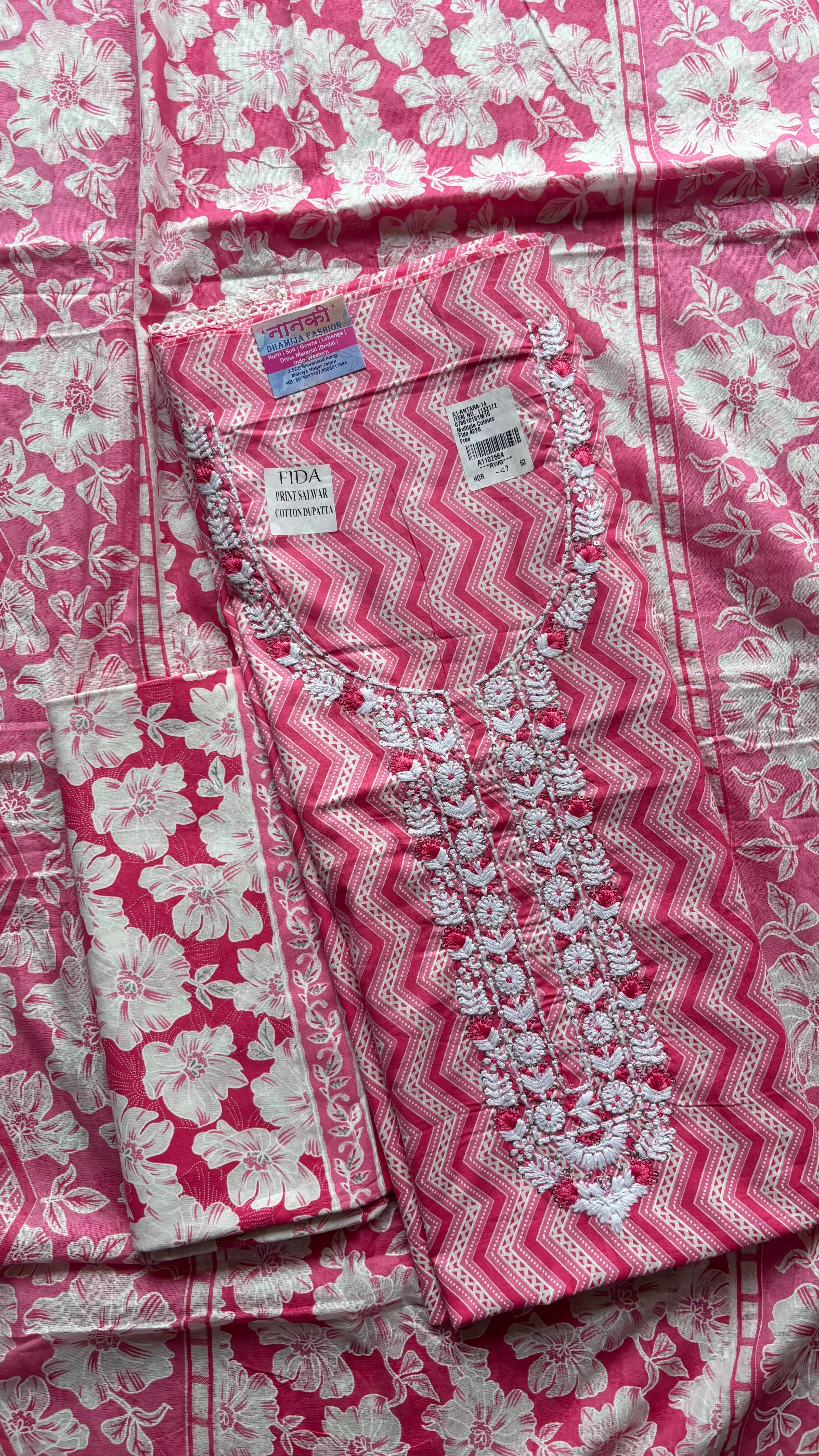Pure Cotton Unstitched Suit