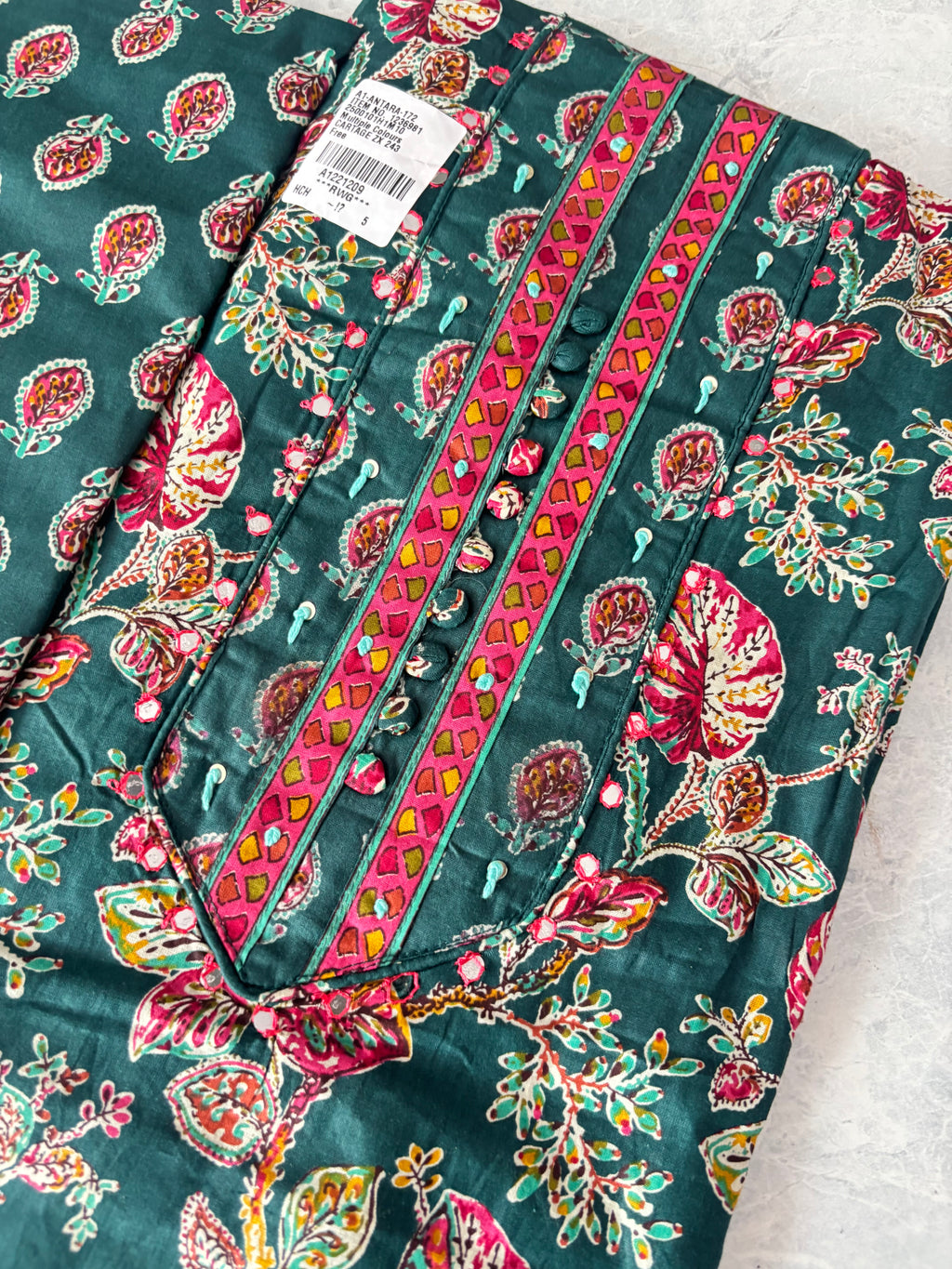 Pure cotton Unstitched Suit