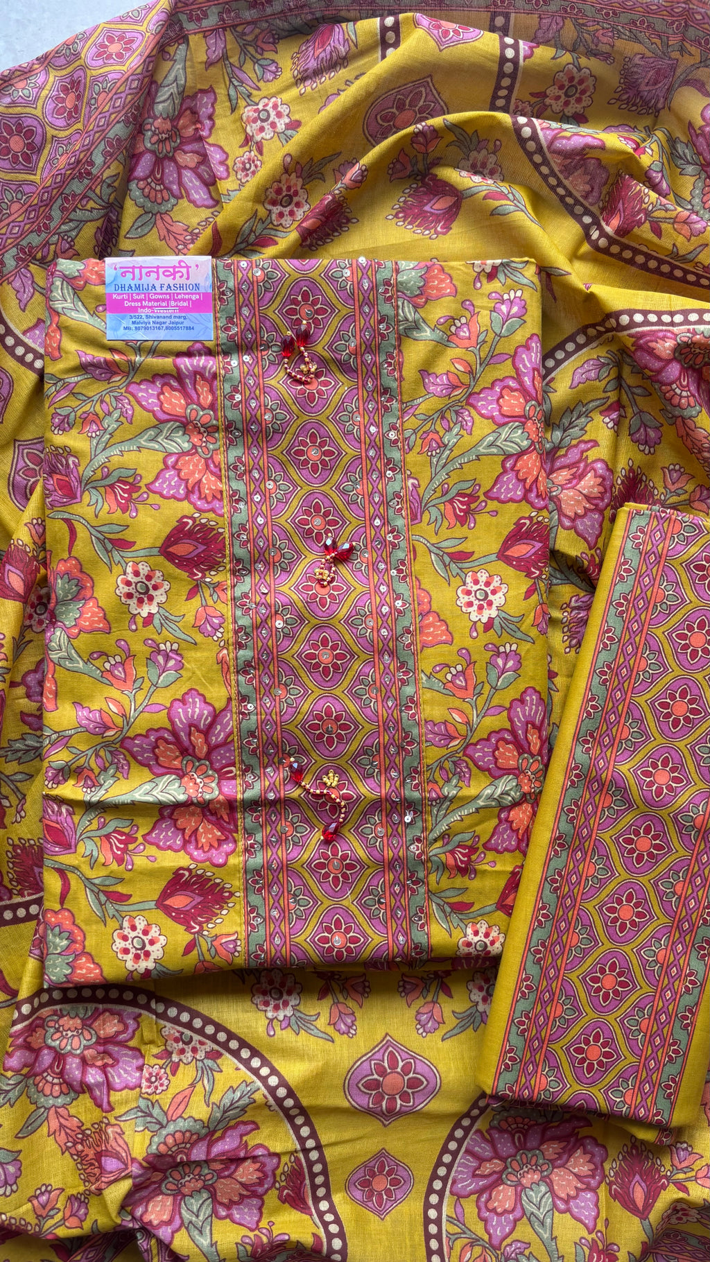 Pure Cotton Unstitched Suit