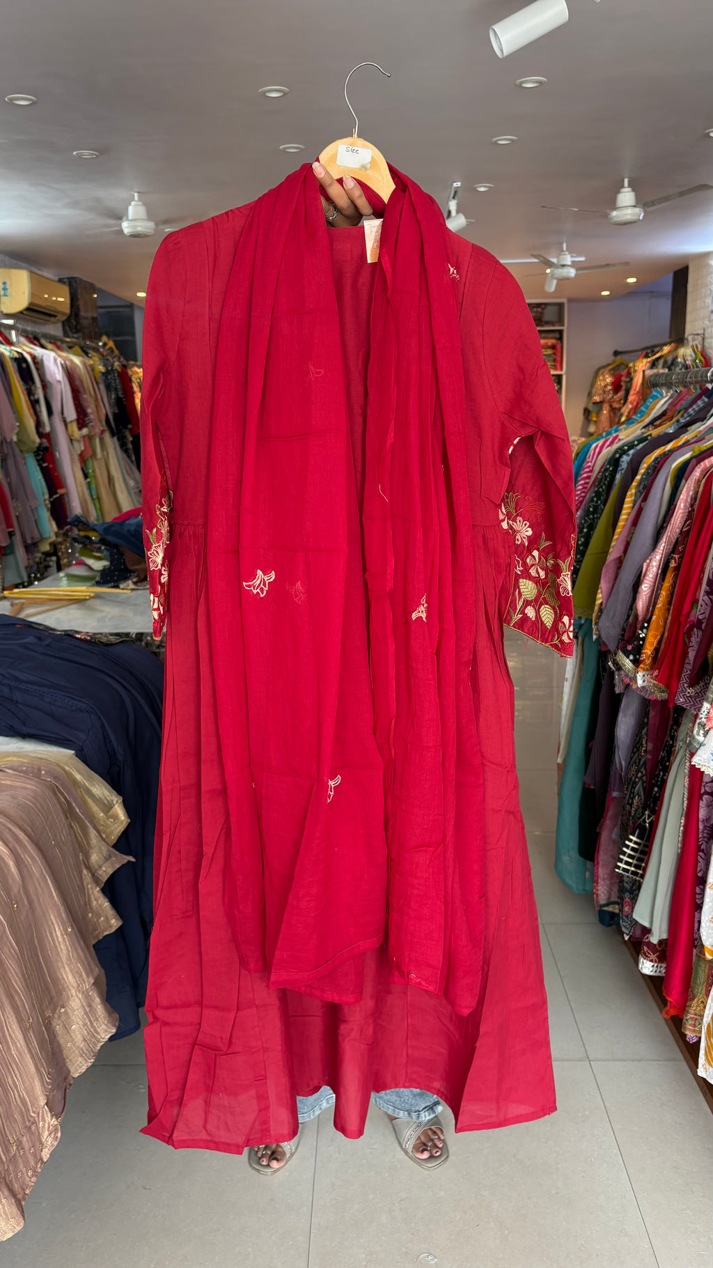 Pure Cotton Aline Suits