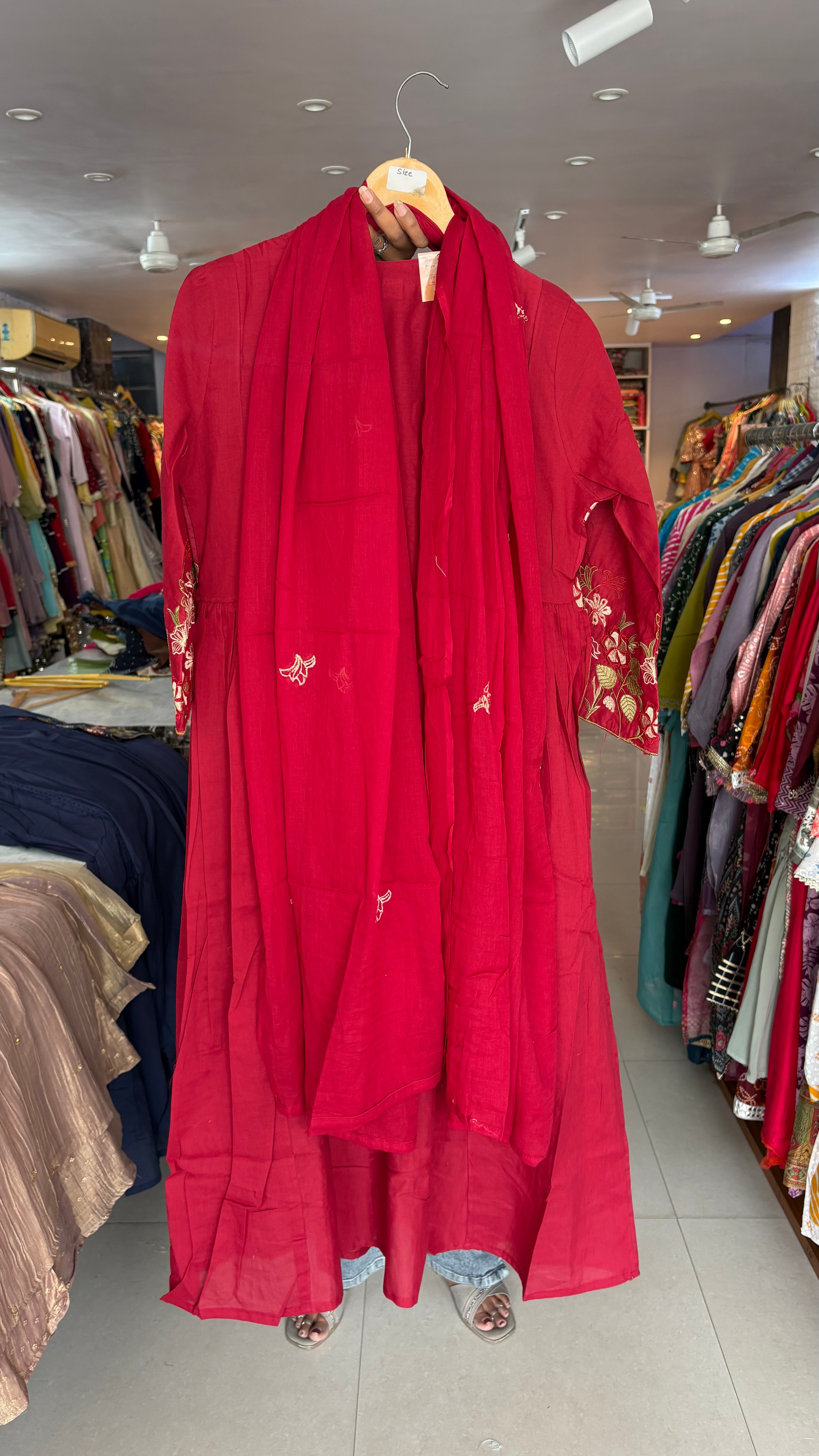 Pure Cotton Aline Suits