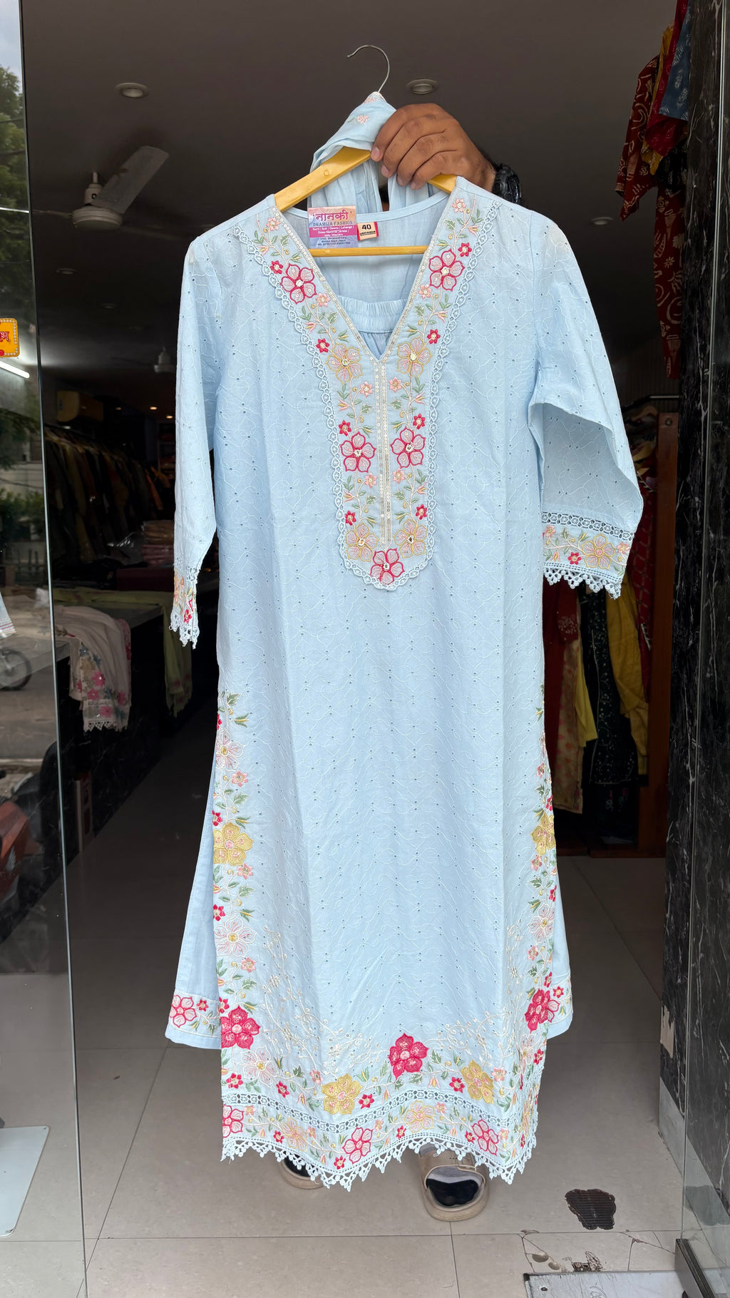 Mal Cotton Stitched Suits 303987